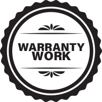 Warranty Work badge